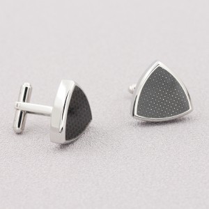 Mens Cufflinks Χειροποίητα Carbon Fiber Cufflinks Sets for Wedding Business
