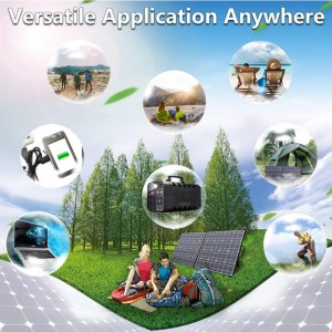 100W σάκοι αναδίπλωσης ηλιακής ενέργειας