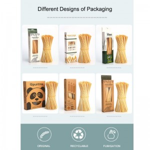 Φορητό άχυρο καλαμποκιού άχυρο πόσιμο βιοαποικοδομήσιμο λιπασματοποιημένο άχυρο