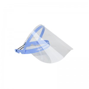 EN 166 Anti Splash Αποσπώμενο Πρόσοψη Ασφαλείας Πρόσωπο Ασπίδα Πλαστικό Ασπίδα Προσώπου Με Ρυθμιζόμενο Πλαίσιο