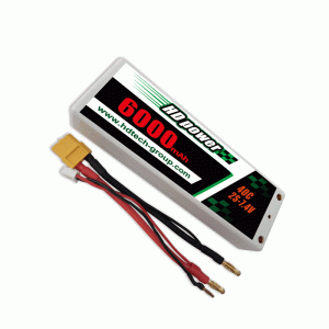 HD POWER 6000mAh 40C 2S 7.4V Σκληρή θήκη LiPO μπαταρία