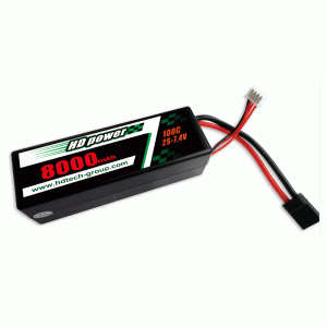 HD POWER 8000mAh 100C 2S 7.6V Σκληρή μπαταρία HV LiPO μπαταρία