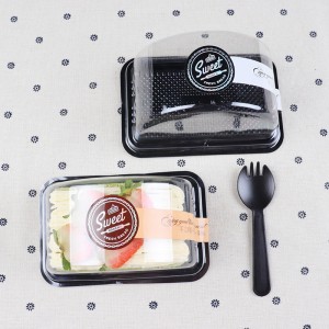 Συσκευασία μίας χρήσης μη τοξική κυψέλη κυψέλης με αψιδωτή διάφανη συσκευασία επιδόρπιο