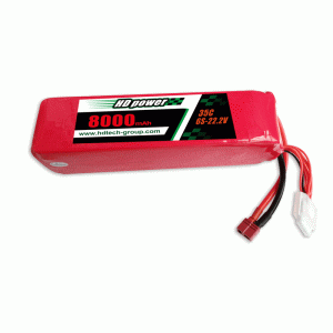 HD POWER 8000mAh 6S 35C 22,2V για UAV