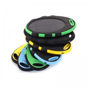 Portable Solar Power Bank 4000mAh Mobile Solar Energy Charger Dual USB Ports