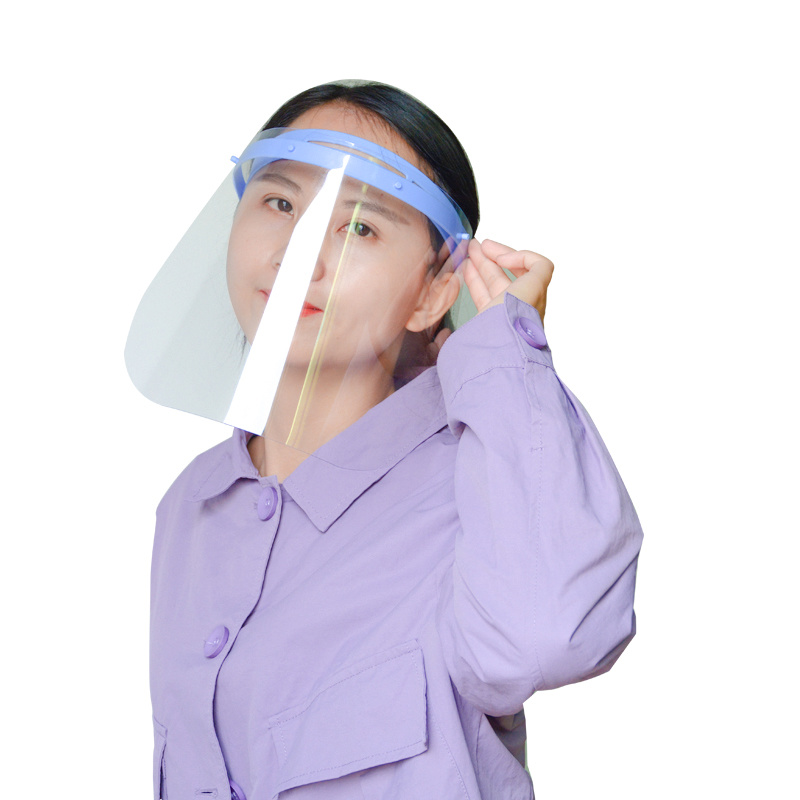 Προσαρμοσμένο Anti Splash Αποσπώμενο Οδοντικό Visor Clear Clear Adjustable Face Shield