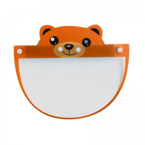 Χονδρική ασπίδα για την ασφάλεια της μόδας Clear Plastic Kids Face Shield