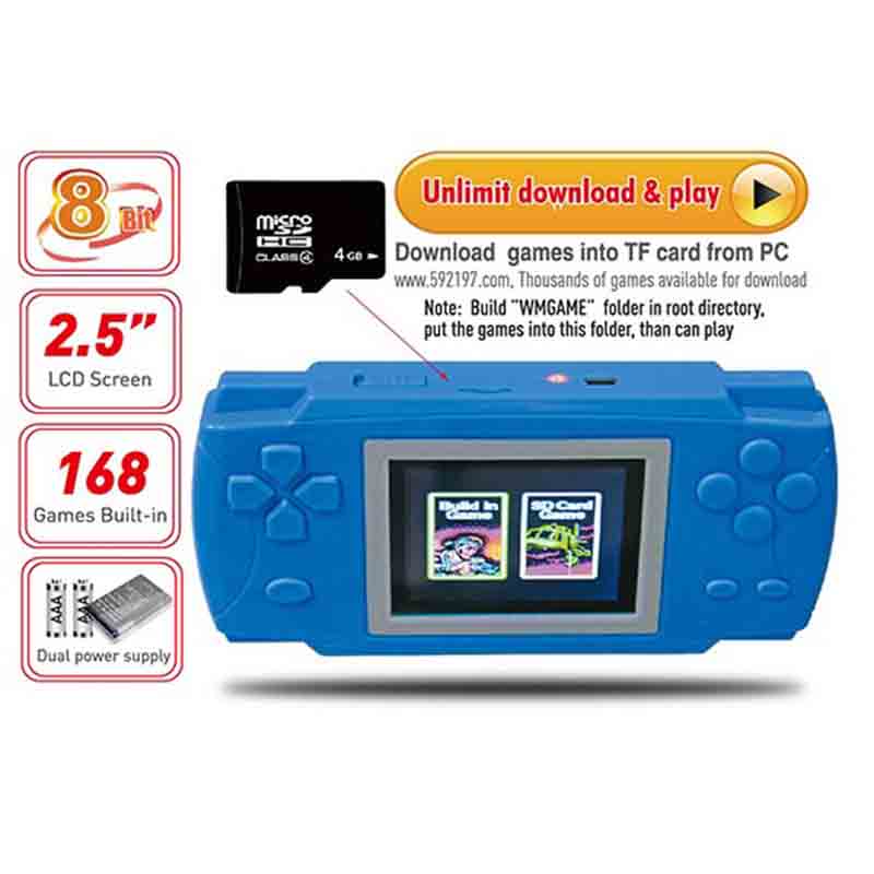 8Bit BL-826 2.5 επεκτάσιμο παιχνίδι TF Portable Games