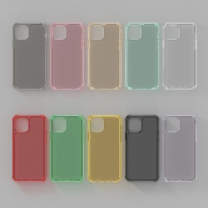 για θήκη iphone 12, θερμό sals 2 mm θωράκιση από κραδασμούς διαφανή διαφανή θήκη τηλεφώνου tpu για iphone se έως 11 12 pro max 2020 case soft