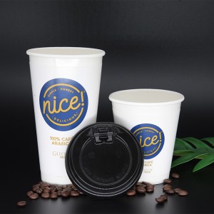 12 \\/ 16oz Διπλό μανίκι μονώνοντας φιλικά προς το περιβάλλον κύπελλα Χαρτί ζεστά και κρύα κύπελλα