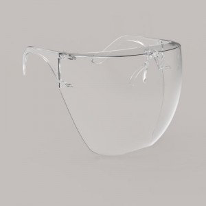 Αντι-ψεκασμός εξοπλισμός ασφαλείας Πλαστική ασπίδα προσώπου με πλαίσιο