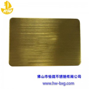 Χρώμα από ανοξείδωτο χάλυβα σύρμα ετικέτα αριθ. 8