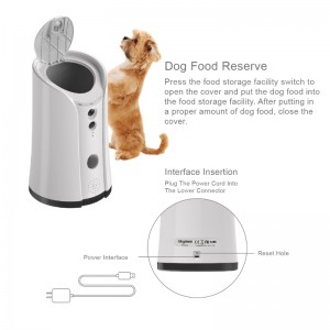 Κάμερα σκυλιών θεραπεία διανομέα