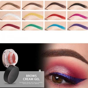 Ιδιωτική ετικέτα σούπερ αδιάβροχη κρέμα φρυδιών