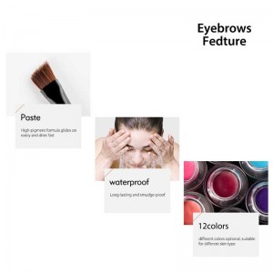 Ιδιωτική ετικέτα σούπερ αδιάβροχη κρέμα φρυδιών