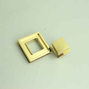 Κλείδωμα τσάντα μόδας, γυρίστε κλειδαριά περιστροφής, μεταλλικά αξεσουάρ