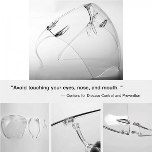 Anti Fog Goggle Unisex Visor πλήρες πρόσωπο προστατευτικό προστατευτικό προστατευτικό πρόσωπο