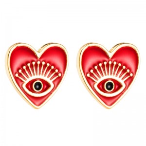 Amazon Cross-Border Wish σκουλαρίκια γυναικεία ευρωπαϊκή και αμερικανική μόδα κοσμήματα άγγελος ματιών σκουλαρίκια χαλκού hand σε σχήμα σκου...