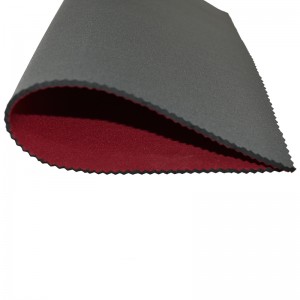 Οικολογικό πλαστικό ύφασμα αδιάβροχο καουτσούκ πολυεστέρα χλωροπρένιο νεοπρένιο ιμάντα σε εξάχνωση τσάντα καλλυντικά Lycranylon spand...