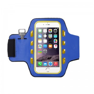 Ανακλαστικό LED Running Armband Arm Band Band Band για Samsung Galaxy S4