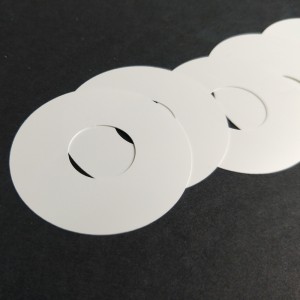 0,2mm στρογγυλό αντανακλαστικό χαρτί λευκό λείο ανακλαστικό φιλμ