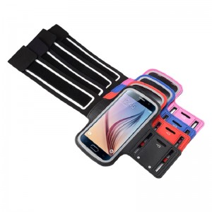 Τρέξιμο αθλητικών γυμναστικής κινητό τηλέφωνο τσάντα βραχίονα τηλεφώνου με ζώνη ζώνης για το τρέξιμο