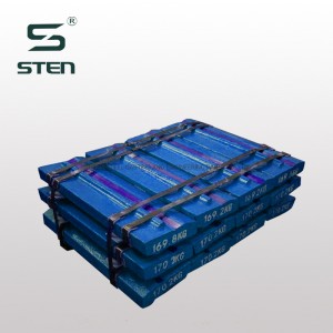 Καουτσούκ Master RM50, RM60, RM80, RM120, RM120 Αντίστροφη μπάρες, Blow Bars Υψηλά χρώμιο, Matennensite και κεραμικά ένθετα