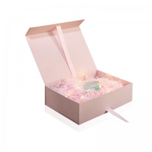 Χονδρικό πτερύγιο καπάκι μαγνητικό κουτί από χαρτόνι κατασκευαστής προσαρμοσμένο λογότυπο εκτύπωσης χαρτόνι μαγνητικό κλείσιμο