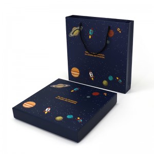 Προσαρμοσμένο ροζ καπάκι και βάση πολυτελή βαλεντίνος χαρτόνι χαρτοκιβώτιο χαρτί δώρου