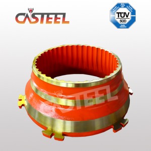 Ποιότητα Premium of Bowl Liner και Mantle για Nordberg GP, HP, MP