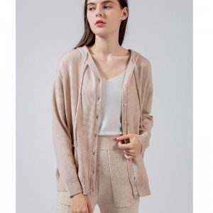 Fashionistas casual ευέλικτο πλεκτό hoodie ενιαία κορυφή 68032#