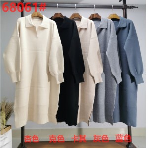 Μόδα τάση απλό casual joker βασικό δελεαστικό φόρεμα lapel 68061#