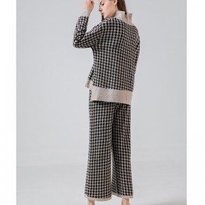 Μοντέρνο περιστασιακό τζόκερ πλεκτό Qianbird-σοβαρό κοστούμι δύο τεμαχίων 69002#