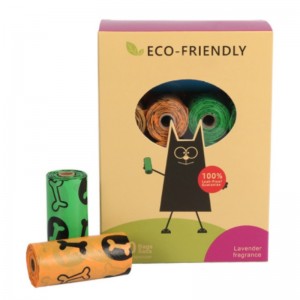 PLA pla propostable μίας χρήσης σκύλου τσάντα poop