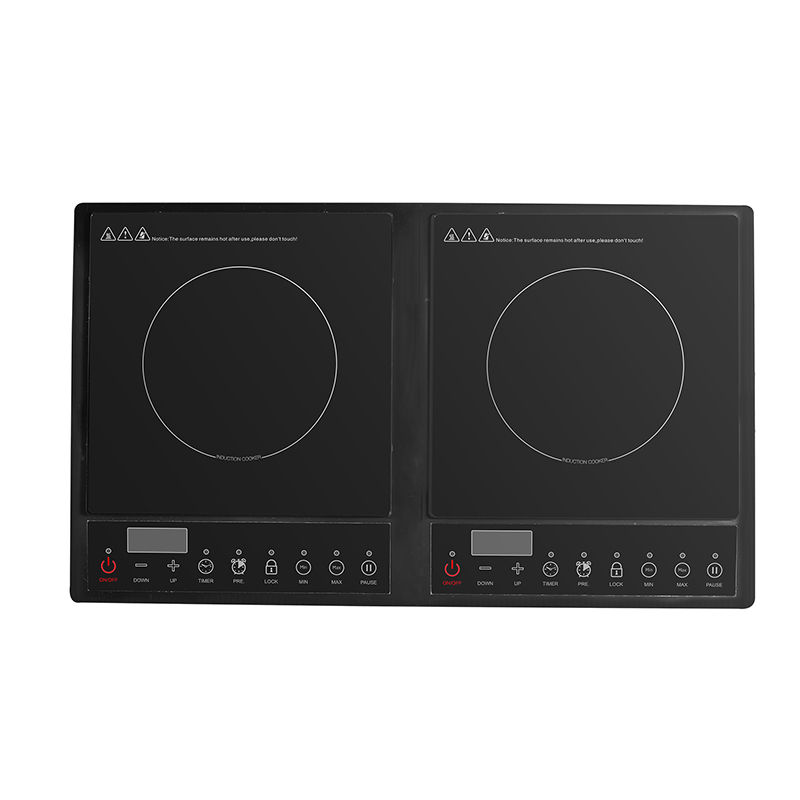 Κίνα Κατασκευαστής υψηλής ποιότητας φορητά ηλεκτρικά μαγειρικά σκεύη διπλής επαγωγής κουζίνας 2 καυστήρας ISO9001 BSCI
