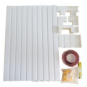 PVC καλώδιο concealer το καλώδιο τοίχου καλύπτει καλώδιο ιπποδρομίες οικονομικό καλώδιο hider για δέρματα καλωδίων πλαστικό καλώδιο καλ...