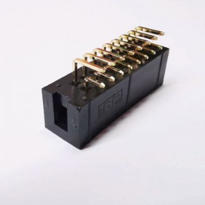 2x8p 2.54mm βήματος δεξιά γωνία βύθιση κεφαλίδα θηλυκό πρίζα