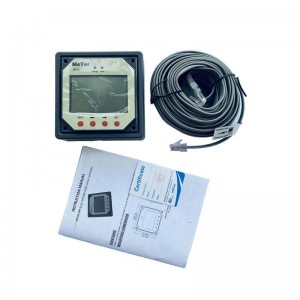 LCD REMOTER METER για ρυθμιστές ελεγκτή ηλεκτρικής φόρτισης διπλής μπαταρίας MT-1 με 10M καλωδιακό τηλεχειριστήριο