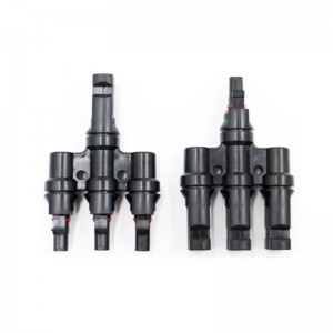 3 σε 1 φωτοβολταϊκός σύνδεσμος πολλαπλών κλάδων Sloar για ηλιακό πάνελ Παράλληλη σύνδεση Υποκατάστημα δύο φωτοβολταϊκών πλαισίων φ...