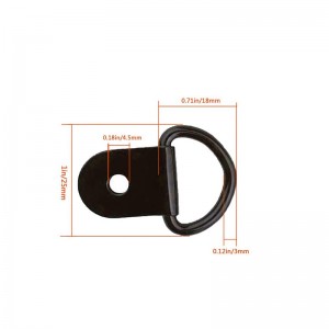 D-Ring Tie Downs, D-δαχτυλίδια άγκυρα δακτύλιο άγκυρας για φορτία σε ρυμουλκούμενα φορτηγά Campers RV Campers Vans ATV SUV Σκάφη Μοτοσικλέτες κ.λπ. Οχή...