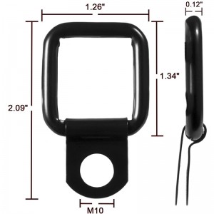 Hardtop γρήγορη αφαίρεση συνδετήρα κοχλίες και καρύδια γραβάτα κάτω d-δαχτυλίδια άγκυρα αντικατάσταση για το 1995-2017 jk yj tj jku sports sahara freed...