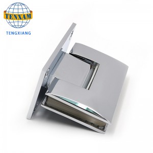 Μπάνιο κλιπ ντους ντους από ανοξείδωτο χάλυβα λείανση γυαλί κλιπ 90 μοιρών συγκόλλησης γυαλί πόρτας