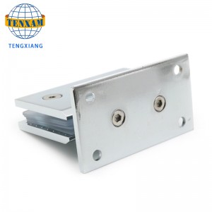 Υψηλής ποιότητας ακριβείας χυτοσίδηρο πάχος ψευδαργύρου 304 λοξό μπάνιο 90 βαθμούς γυαλιού κλιπ πόρτα