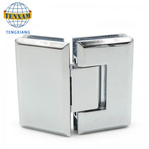 135 βαθμός ψευδάργυρος Κράτος μεντεσέ κλιπ ντους πόρτα στερέωσης κλιπ γυαλί γυαλί πόρτα ντους αξεσουάρ υλικού