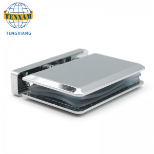 Κίνα Προμηθευτής Φτηνές πώληση Guangdong Jinli Polish Brass γυαλί μεντεσέται ανοιχτό 90 μοίρες μεντεσέ