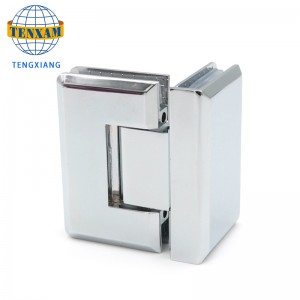 90 μοίρες Εμφάνιση γυάλινης πόρτα μεντεσέδες από ανοξείδωτο χάλυβα σφιγκτήρα μπάνιου