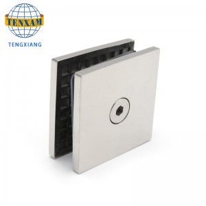 Κινέζος κατασκευαστής γυαλί εκμετάλλευση κλιπ chrome 2 * 2 ιντσών κλιπ ορείχαλκου γυάλινη πόρτα πόρτα πόρτα πόρτα&παράθυρο μεντεσέδε...