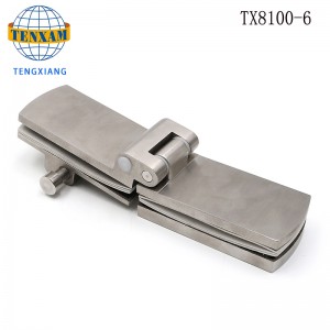 Ειδικός τύπος 135 βαθμού Long Bathroom Clip Hotel Μπάνιο Μπάνιο Γυαλί Πόρτα Ντους