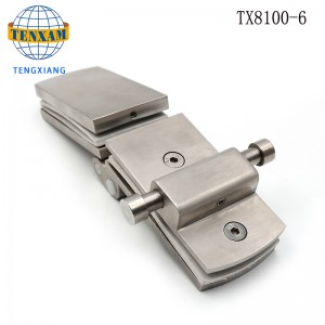 Ειδικός τύπος 135 βαθμού Long Bathroom Clip Hotel Μπάνιο Μπάνιο Γυαλί Πόρτα Ντους