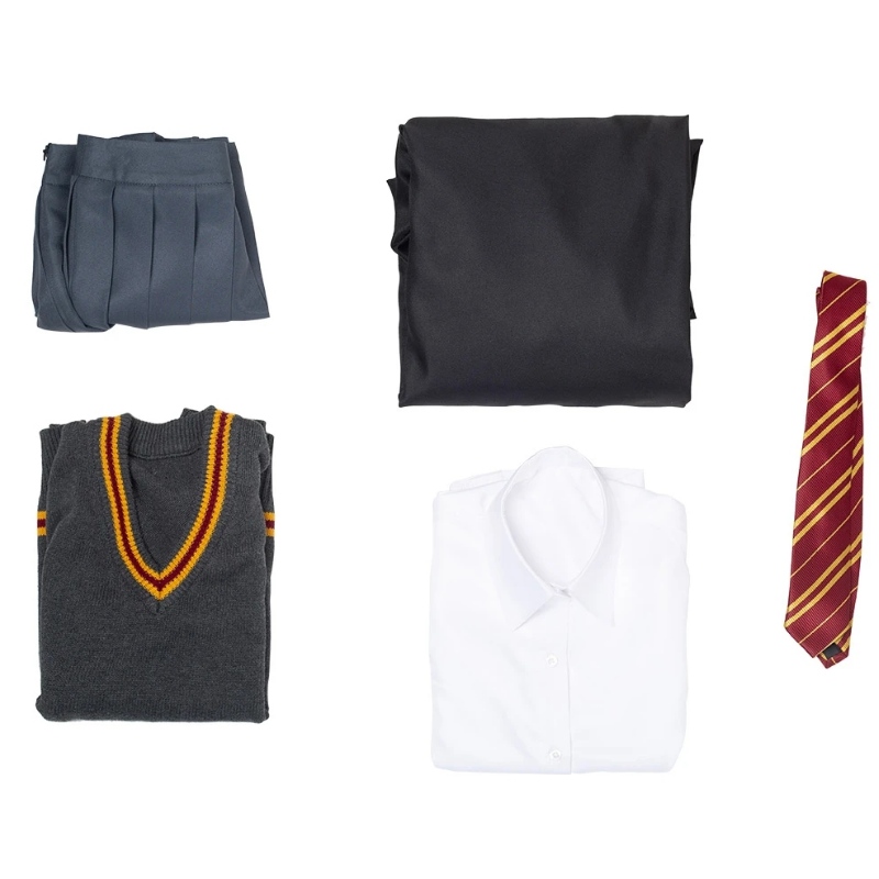 Harry Potter Hermione Granger Gryffindor Σχολείο Cosplay αγοράζουν χονδρικά κοστούμια αποκριών χύμα